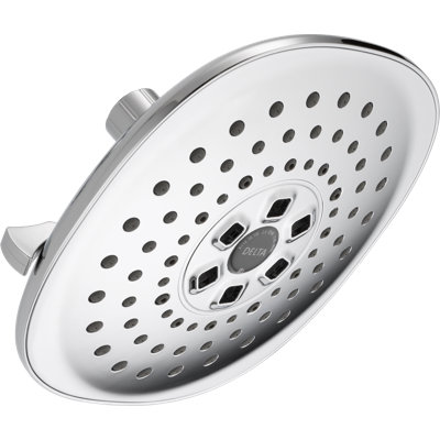 Universal Showering Components 2 GPM Shower Head with H2okinetic Technology