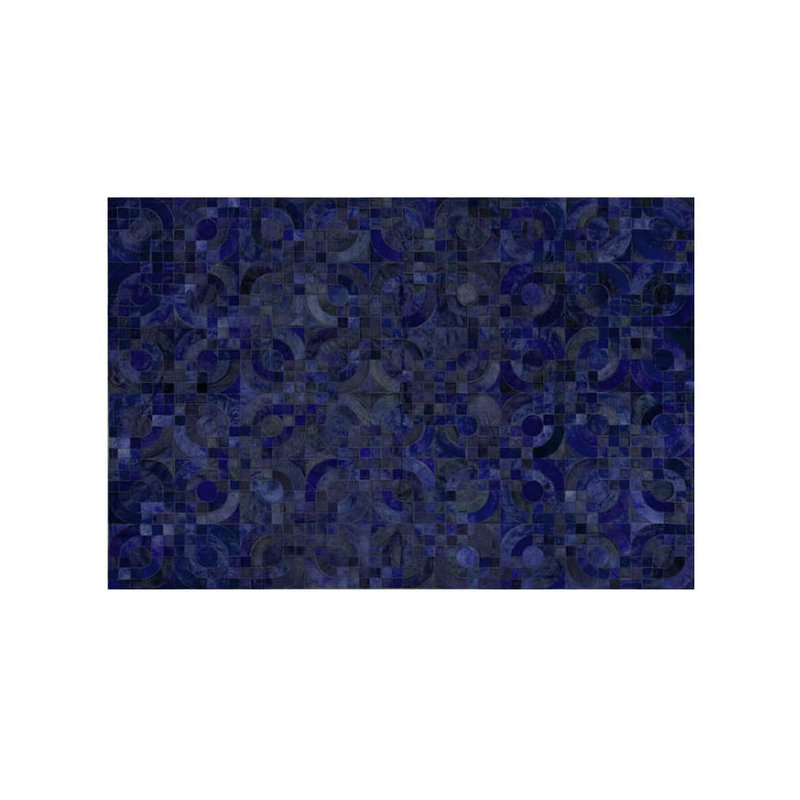 Tapis Optico rectangulaire - bleu minuit, Rectangle 9 pi x 12 pi