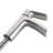 Modern Waterfall Bathroom Faucet - Single Handle In Brushed Nickel With Deck Plate & Overflow Pop Up Drain For Vanity Sink And Lavatory Restroom Emitting-121768075