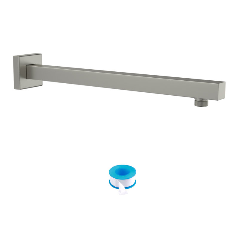 Bras de douche mural 16 "avec bride, Brushed Nickel