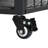 Outdoor Rolling Bar Cart Kitchen Island With Storage And Foldable Side Table