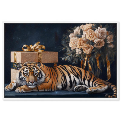 «Tiger Glam Gift Boxes Canvas Fashion Art Feline» par Art Remedy