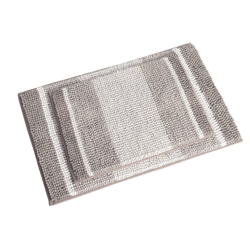 Tapis pour salle de bain Gradient Soft, Brun taupe