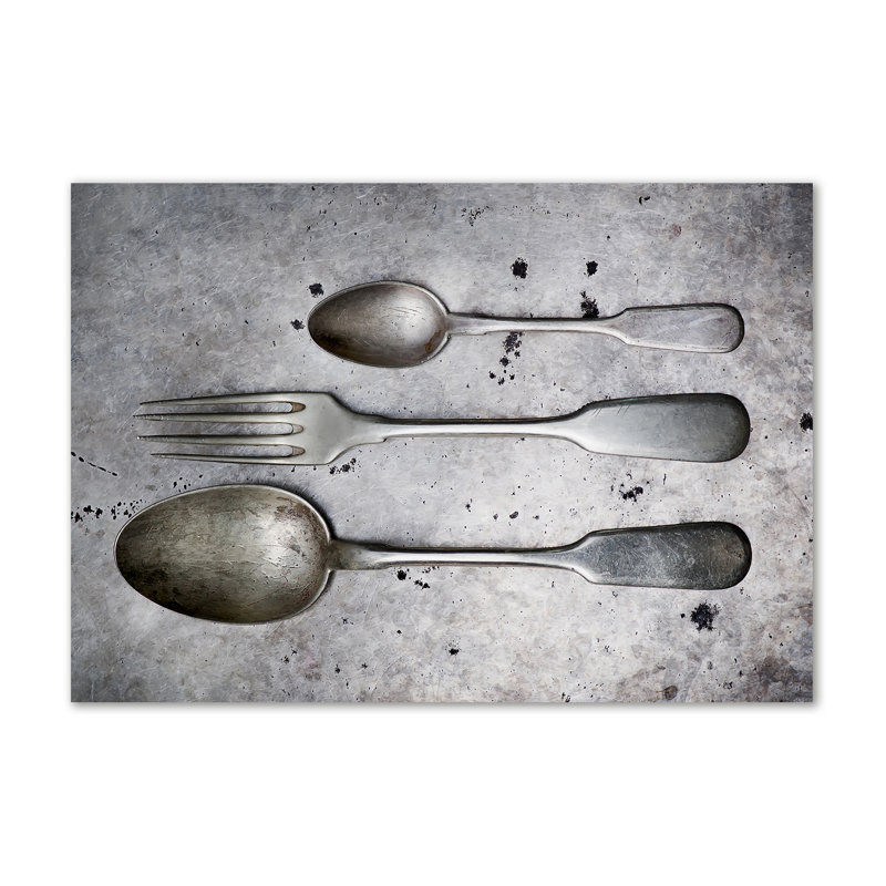 Cutlery - Wrapped Canvas Print