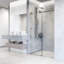 Elan Hart 56-60" W x 76" H Sliding Frameless Shower Door with 3/8" Clear Glass-244612122