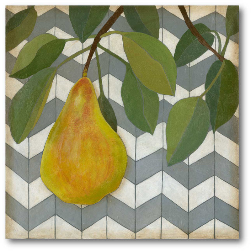 Fruit et motif ii, impression sur toile tendue