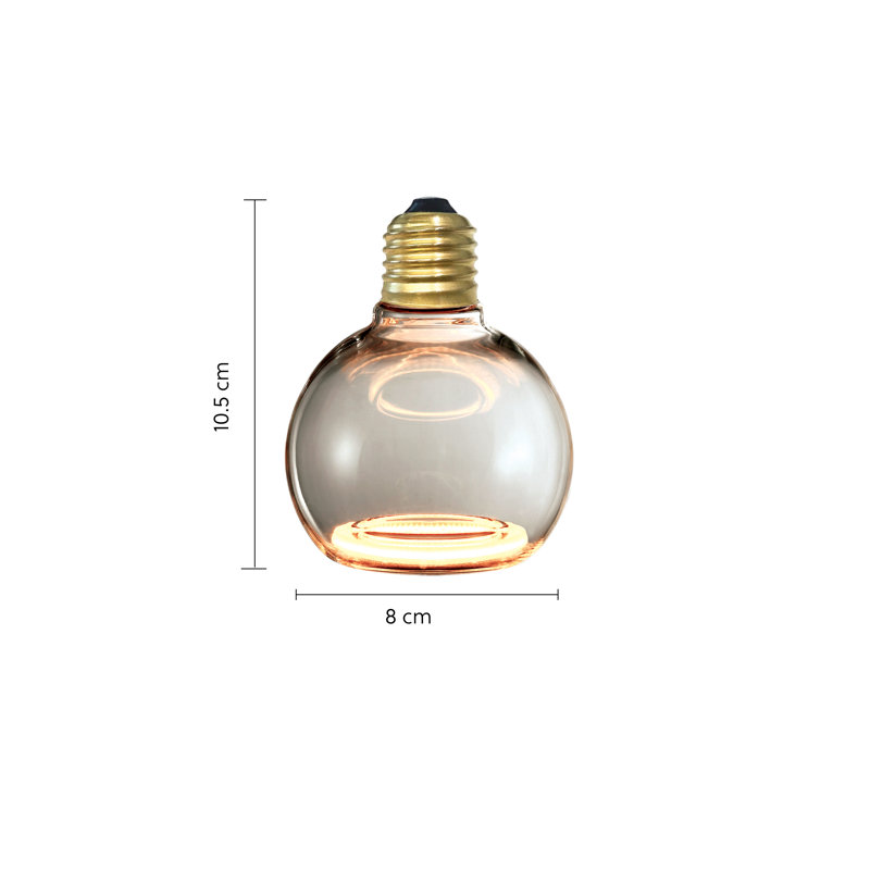 Andryc E27 Dimmable LED Globe Light Bulb, 8 cm