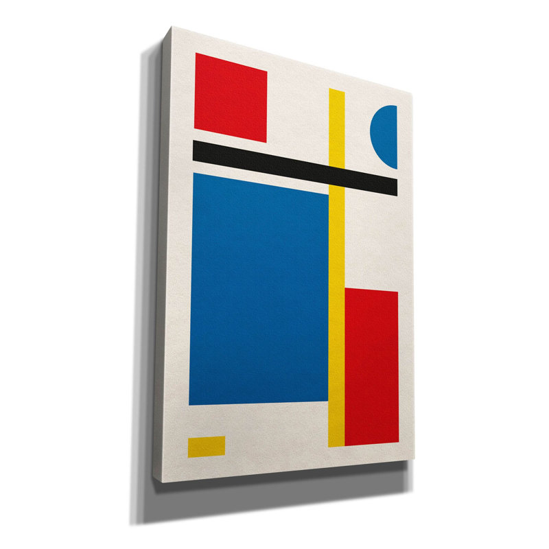 "Erblina Bauhaus 3" par Gary Williams - reproduction d'art sur toile tendue, H 26 po x l 18 po x P 0,75 po