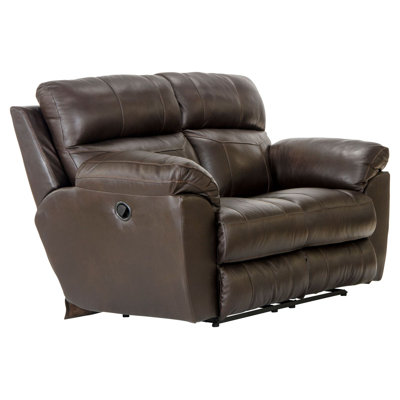 Causeuse inclinable en cuir Alonii
