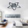 Flower-shaped Led Ceiling Fan With Remote
