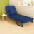 Multifunctional Blue Fabric Beds, Adjustable Modern Design For Compact Spaces