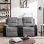 Mitrita 2 Seater Rise Recliner Upholstered Loveseat Sofa with Drinks Console-1128675902-1128675897