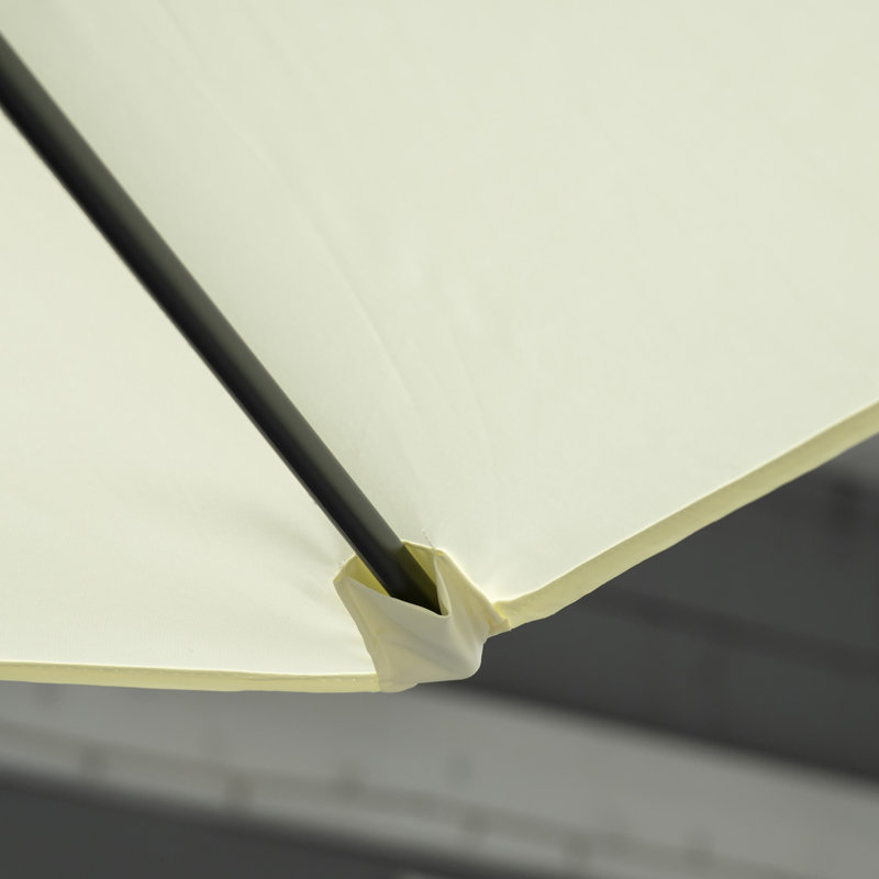 Braiya 256cm Cantilever Parasol, Beige