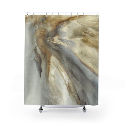 Abstract Shower Curtain