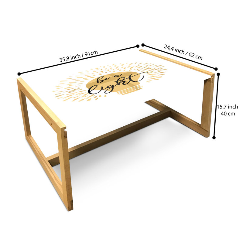Jabrill Sled Coffee Table, 90cm H x 62cm W x 40cm D