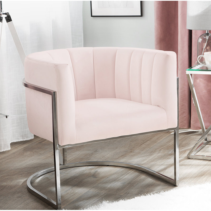 Danner Upholstered Armchair, Pink