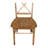 Bellmead Solid Wood Cross Back Side Chair-274613946