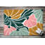 Non-Slip Floral Outdoor Doormat