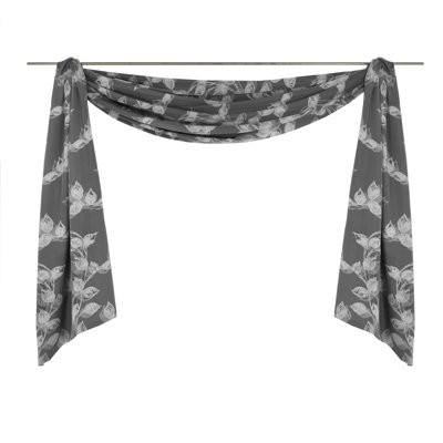 Aston Room Darkening Window Scarf Single Panel