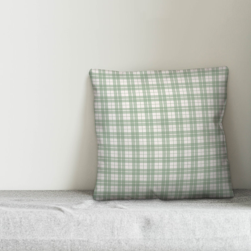 Plaid Throw Pillow
