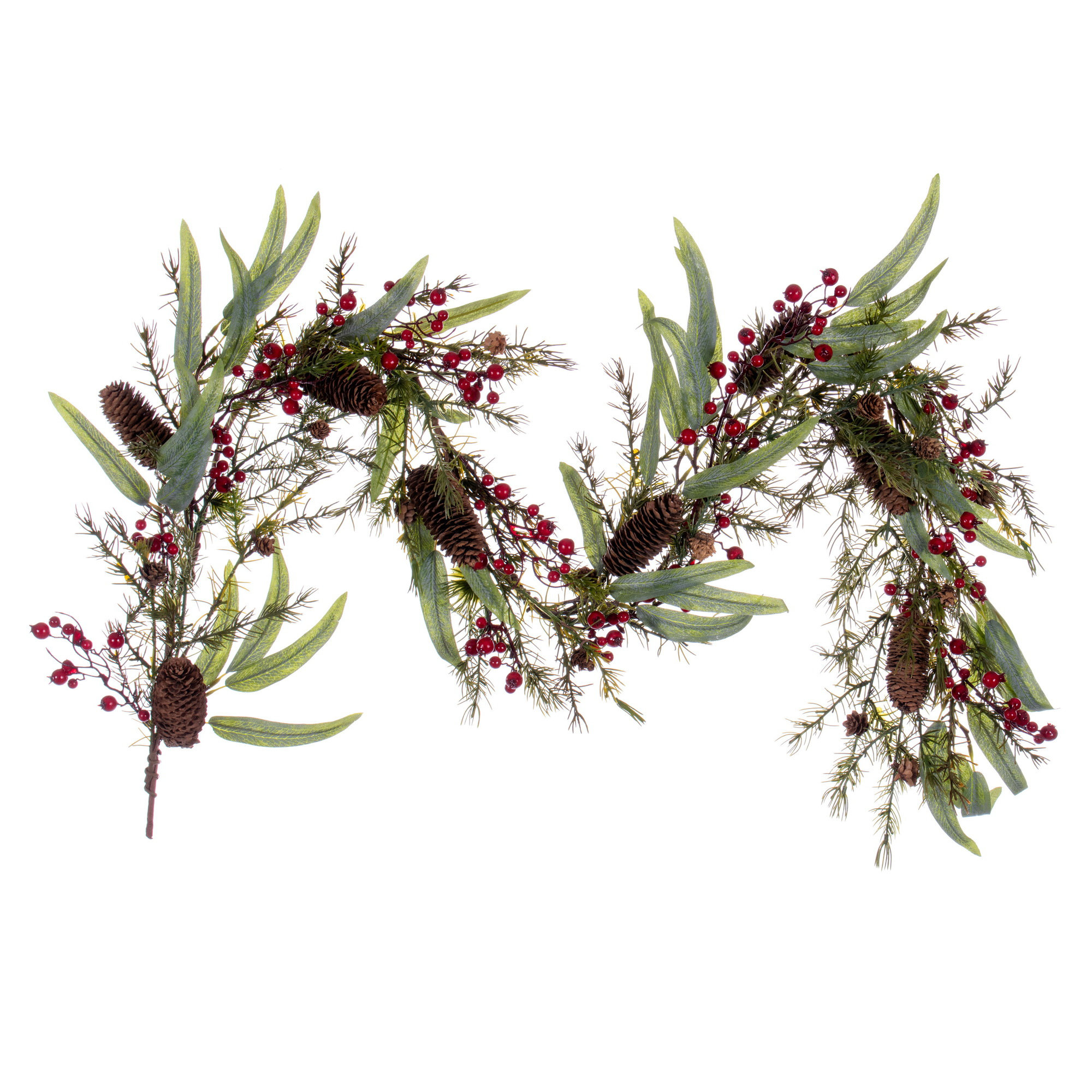 Primrue 60'' in. Faux Mixed Assortment Garland