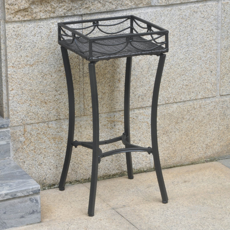 Arvi Metal Plant Stand, Black Antique