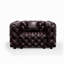 Ensemble de canapé moderne 48,4 po, canapé modulaire 1 place rembourré en similicuir avec conception touffetée à la main Pure, 1 oreiller, combinaison multiple pour le salon