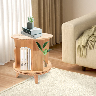 Support de rangement rotatif pour bibliothèque