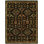 Hermon Hand Knotted Wool Oriental Area Rug in Black