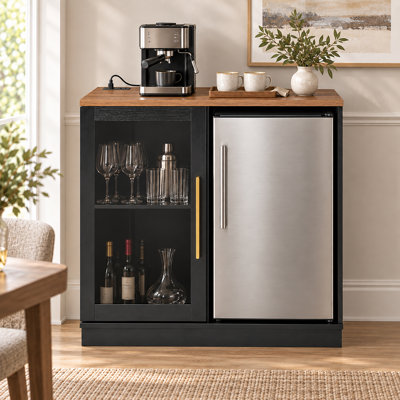 Armoire réfrigérée miniature de 100 cm de large avec porte vitrée unique et prise électrique intégrée