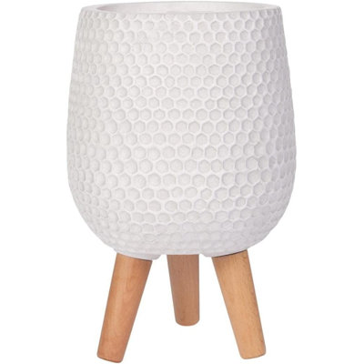 Honeycomb Style Egg Planter with Feet