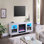 Console 70 po avec foyer et chauffage 70 po