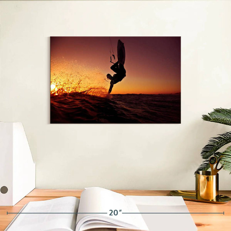Kite-surf Sirci Sundown, H 8 po x l 12 po