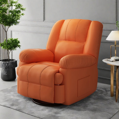 Multi-functional Thick Back Recliner with Pockets