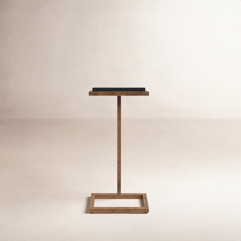 Richwood Marble Top End Table, Black