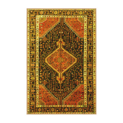 Washable Southwestern Indoor Rug