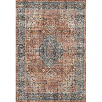 ELISE 5.3X7 6305-351 RED/BLUE/BEIGE