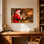 Noël, père Noël, décoration, renne avec clochettes