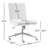 Upholstered Home Office Chair, Armless Swivel Chenille Fabric Desk Chair, Height Adjustable Task Chair -255492861