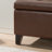 Marliese PU Leather Storage Ottoman with Wooden Legs-121935979