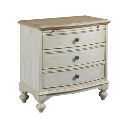 Oakman 32 " W Solid Wood Nightstand