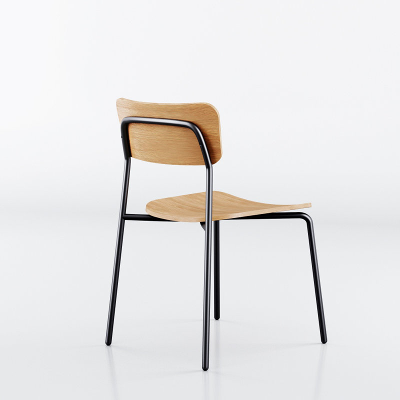 Chaise d'appoint Ayomi, Chêne