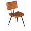 Ensemble de 2 chaises d'appoint capitonnées