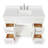 Hamlet 49'' Single Bathroom Vanity with White Quartz Top-26649249-26649251