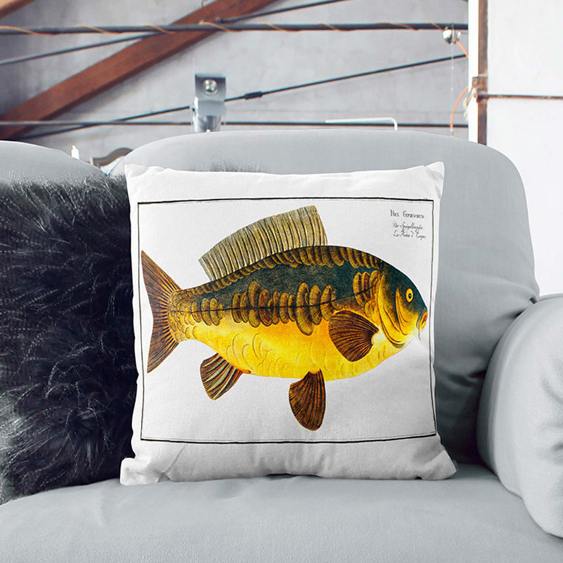 Square Throw Cushion, 40cm H x 40cm W x 15cm D