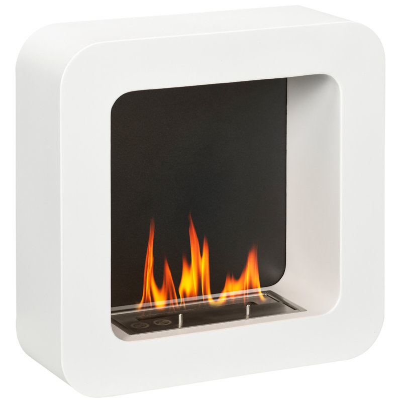 Contreras Belfry Heating 48cm W White Fireplace