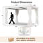 12 pi. L 10 pi. Pergola à persiennes tout aluminium en aluminium de qualité supérieure D 6 personnes