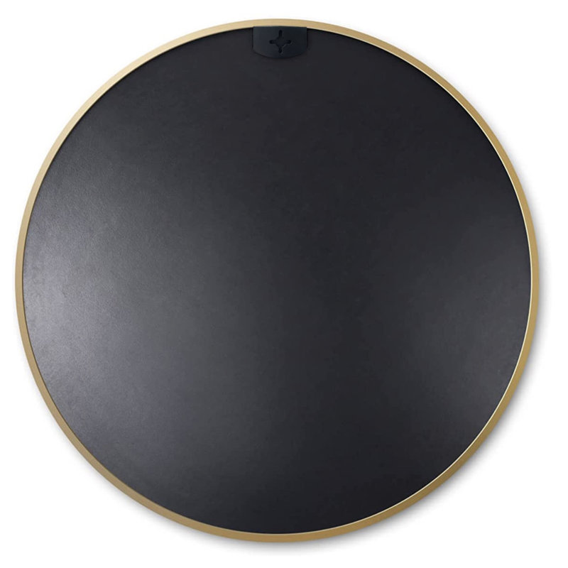 Miroir mural rond 24 po., Doré, 24 po x 24 po
