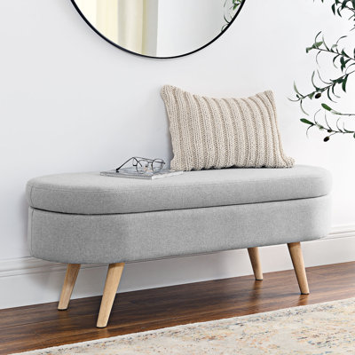 Jazmyn Upholstered Flip Top Storage Bench
