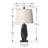24.5'' Resin Modern Glam Table Lamp Set With Usb-314853827